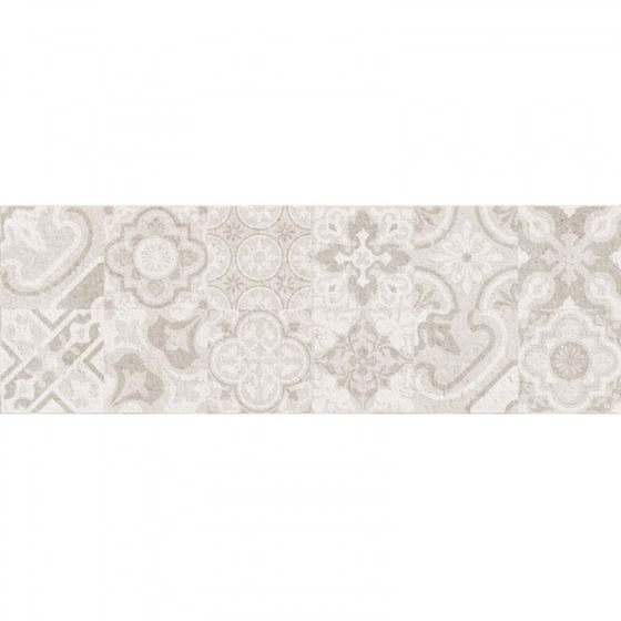 Cartago Decorado Medina Beige 25×75  Ματ διακοσμητικό πλακάκι λευκής μάζας